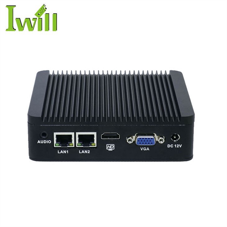 Fanless Mini PC Dual Nic For KIOSK