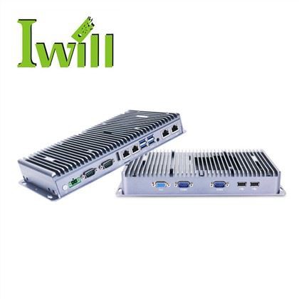 I5 I7 Priemyselný počítač bez ventilátora